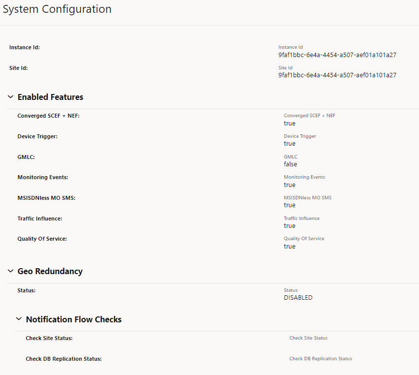 System Configuration