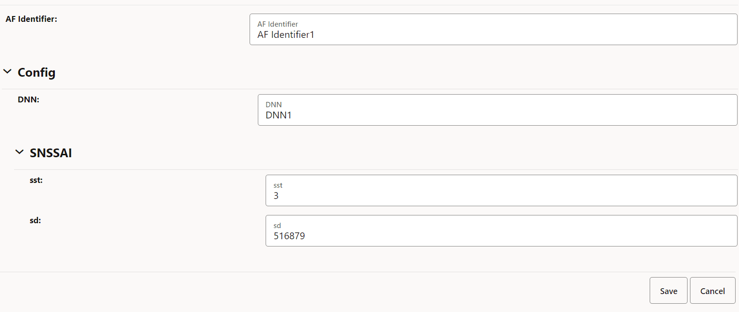 AF Identifier Page