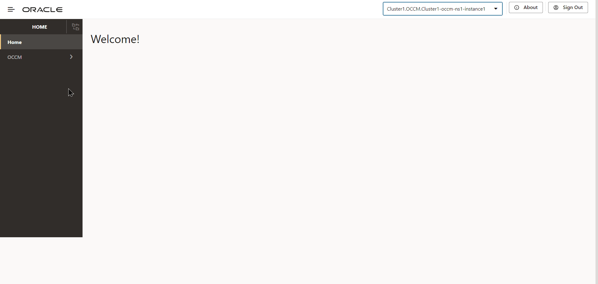 OCCM Configuration Options