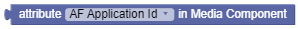 Media Component block
