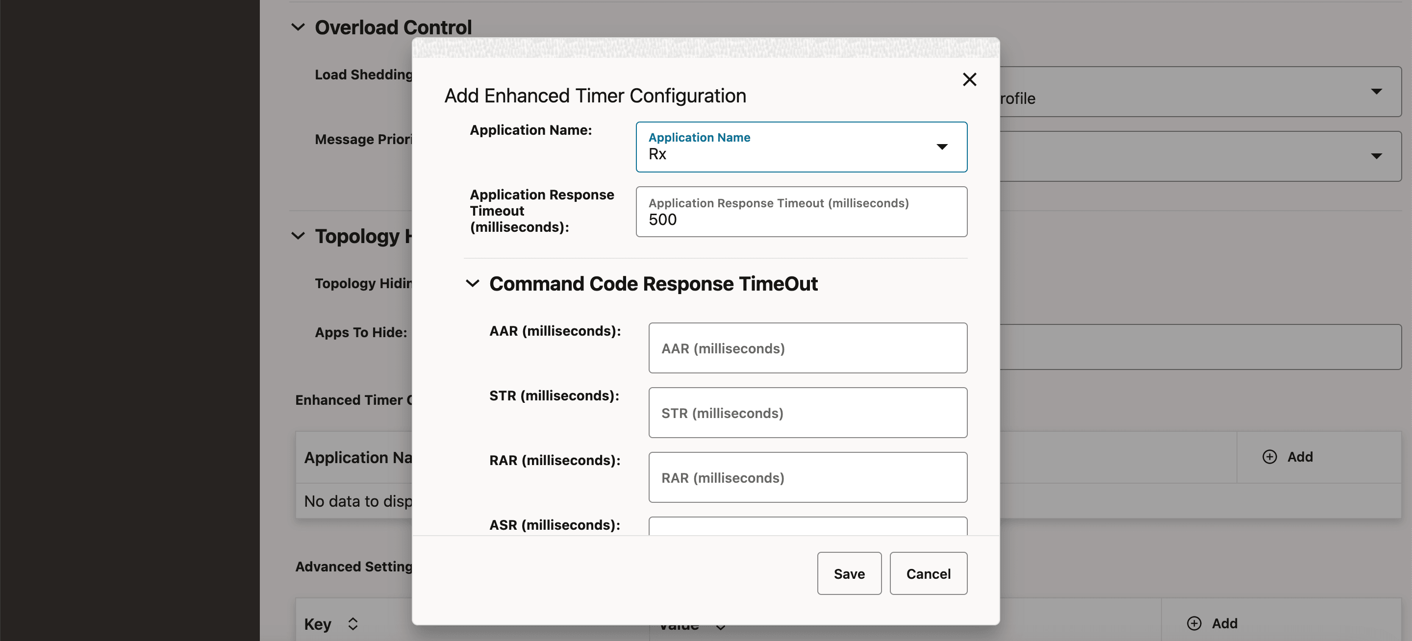 Add Enhanced Timer Configuration in the edit mode