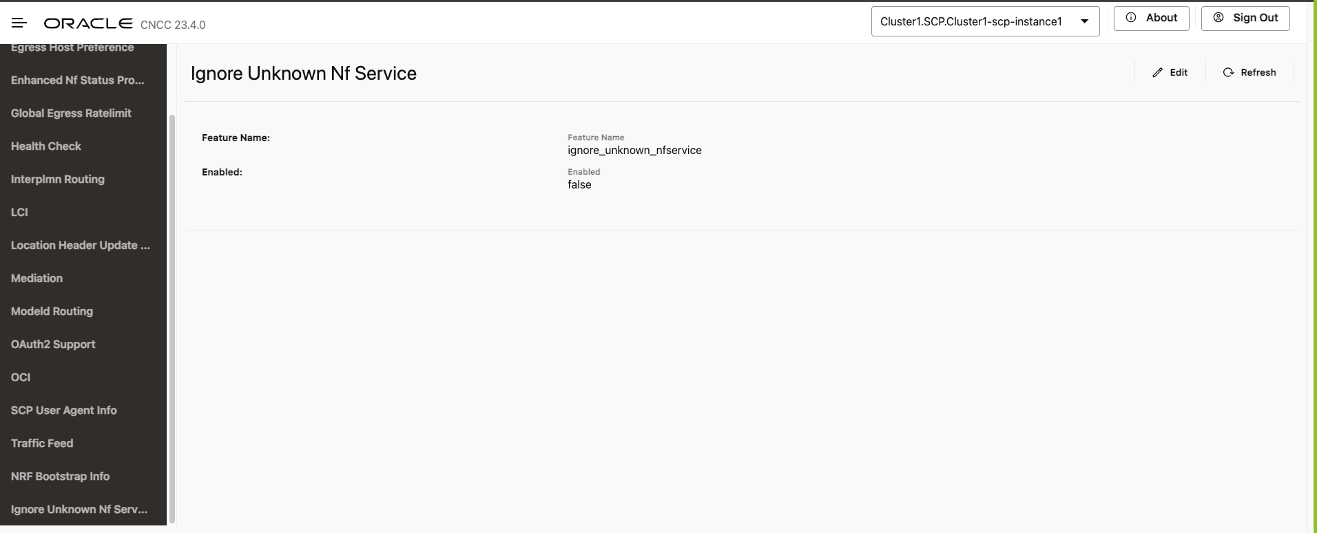 Ignore Unknown Nf Service