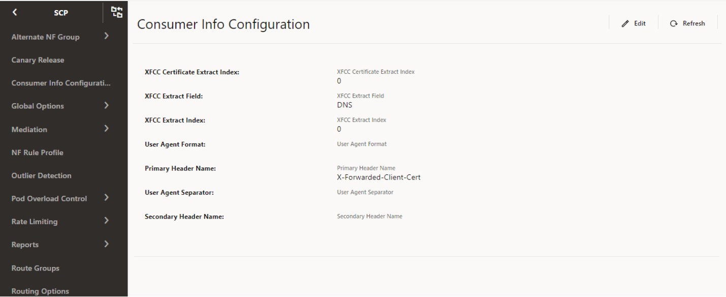 Ingress Rate Limiter Consumer Info
