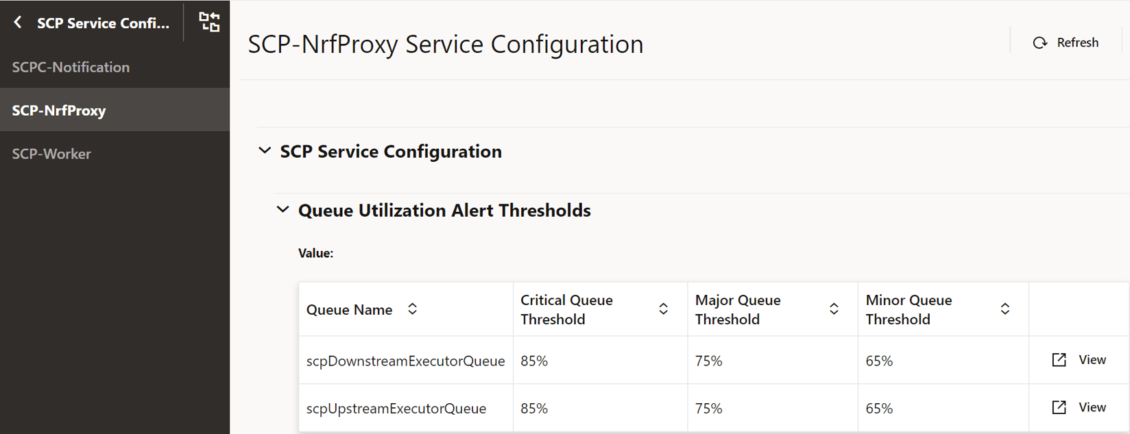 SCP-NrfProxy Service Configuration