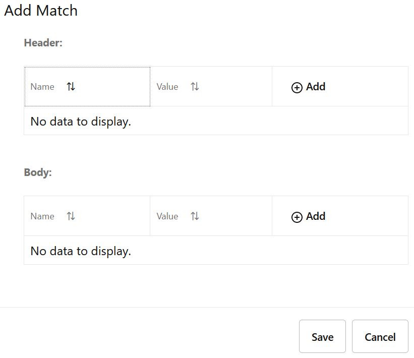 Add Match