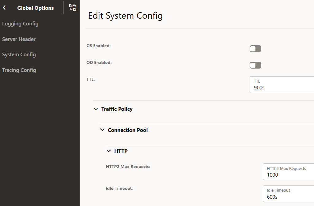 Setting TTL Value
