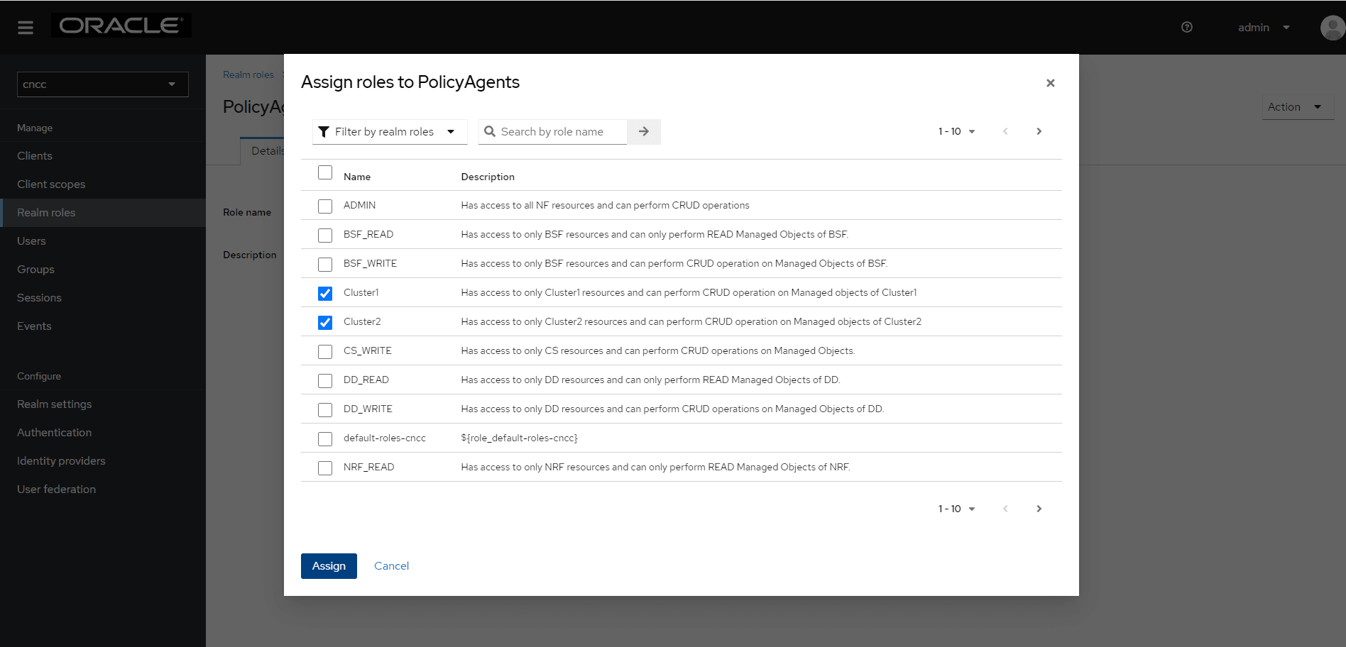 Assign Roles