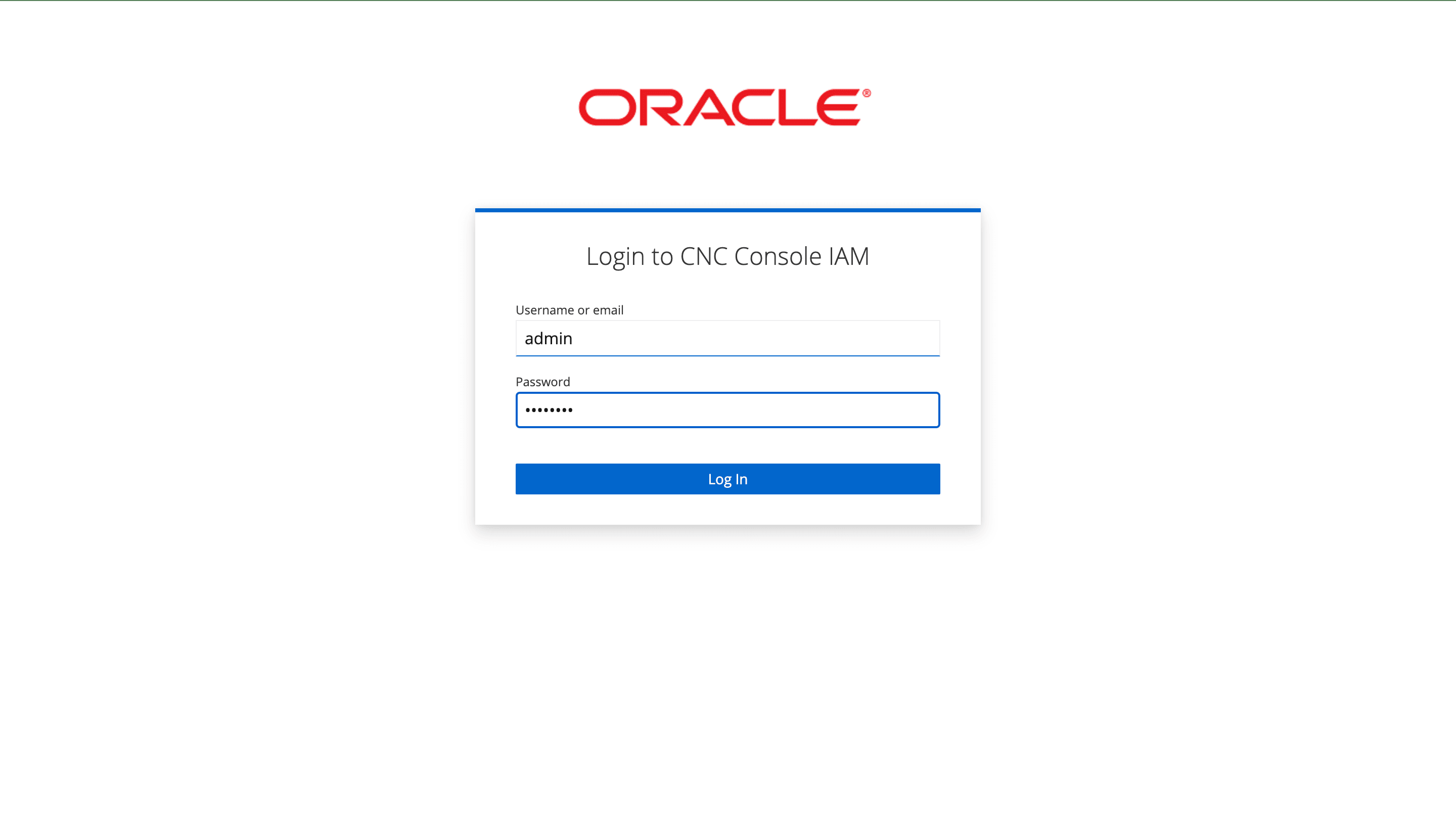 CNC Console IAM