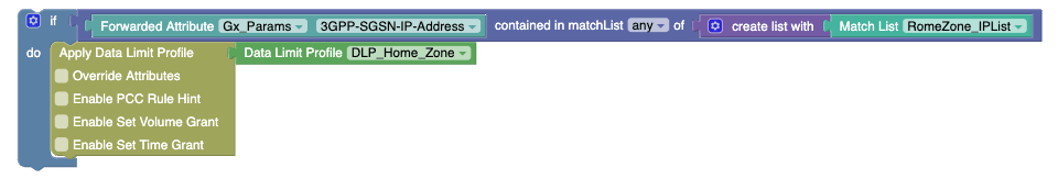 Example for IPV4 Data Type in Match List