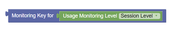 Monitoring Key for Usage Monitoring Level