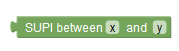 Block image for SUPI between two given values