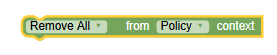 remove all state variables from specified context block