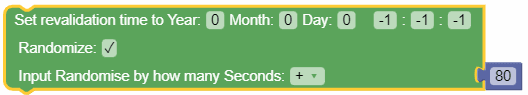 Set Revalidation Time Block Image