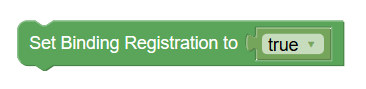 Block image for set binding registration
