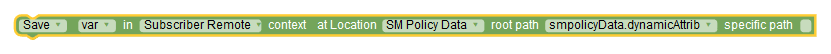 save state variable for remote subscriber block