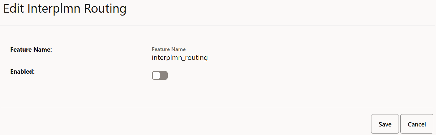 Inter PLMN Routing
