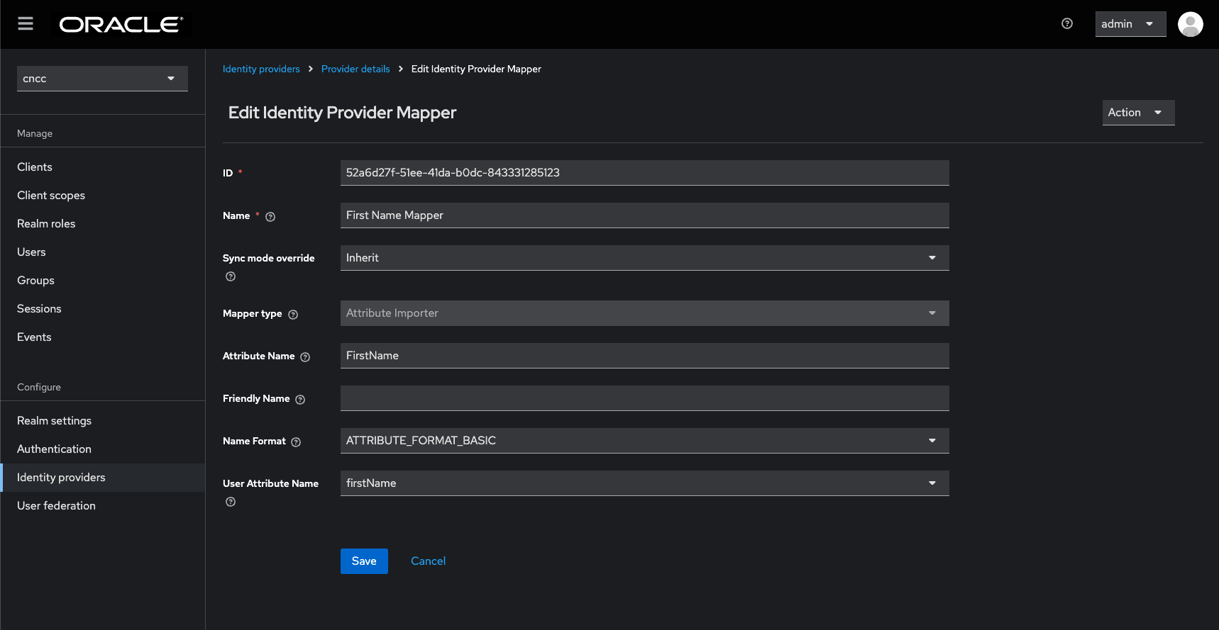 Mapper for First Name