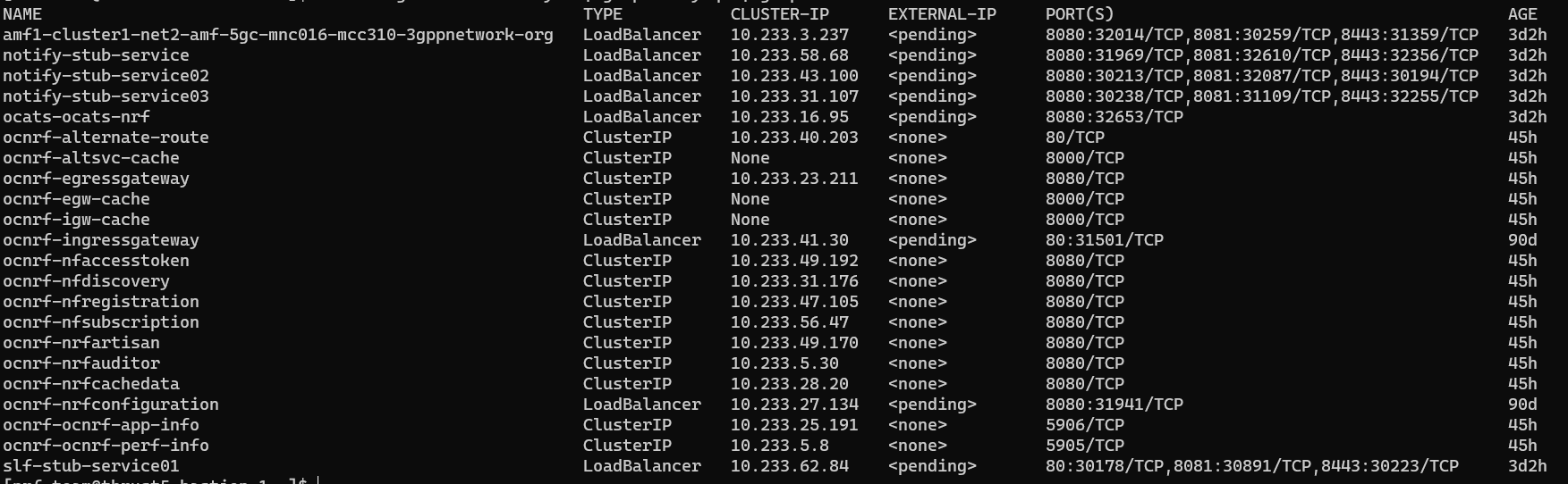 ATS and Stub Deployed with Service Mesh
