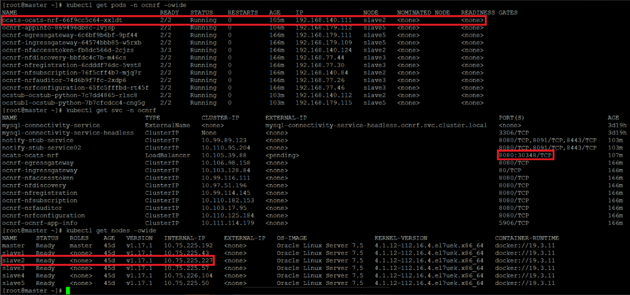 Verifying ATS Pod