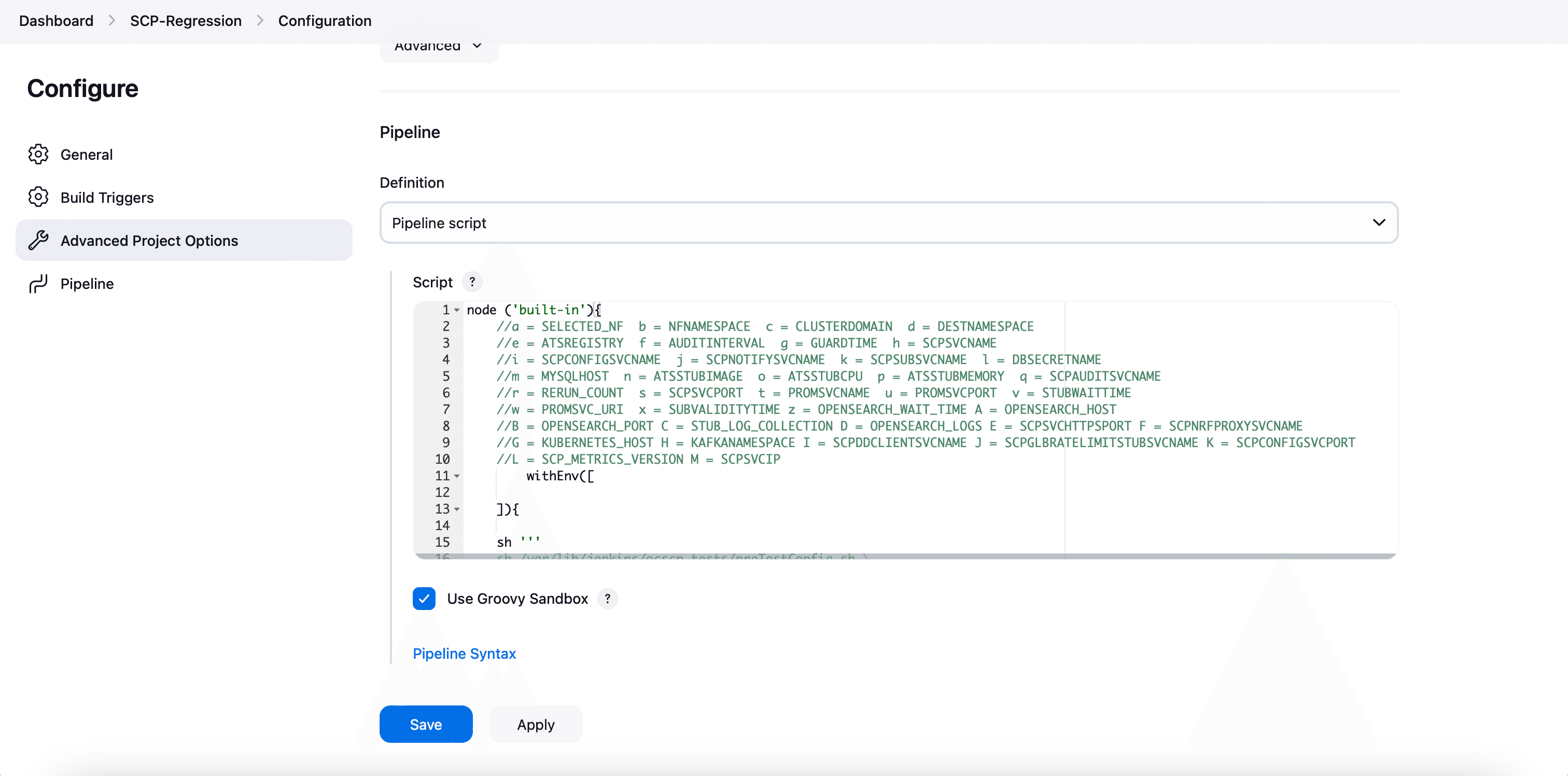 Regression - Pipeline Script