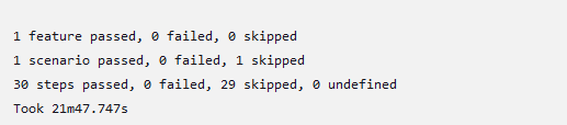 Sample Output - SLF Performance