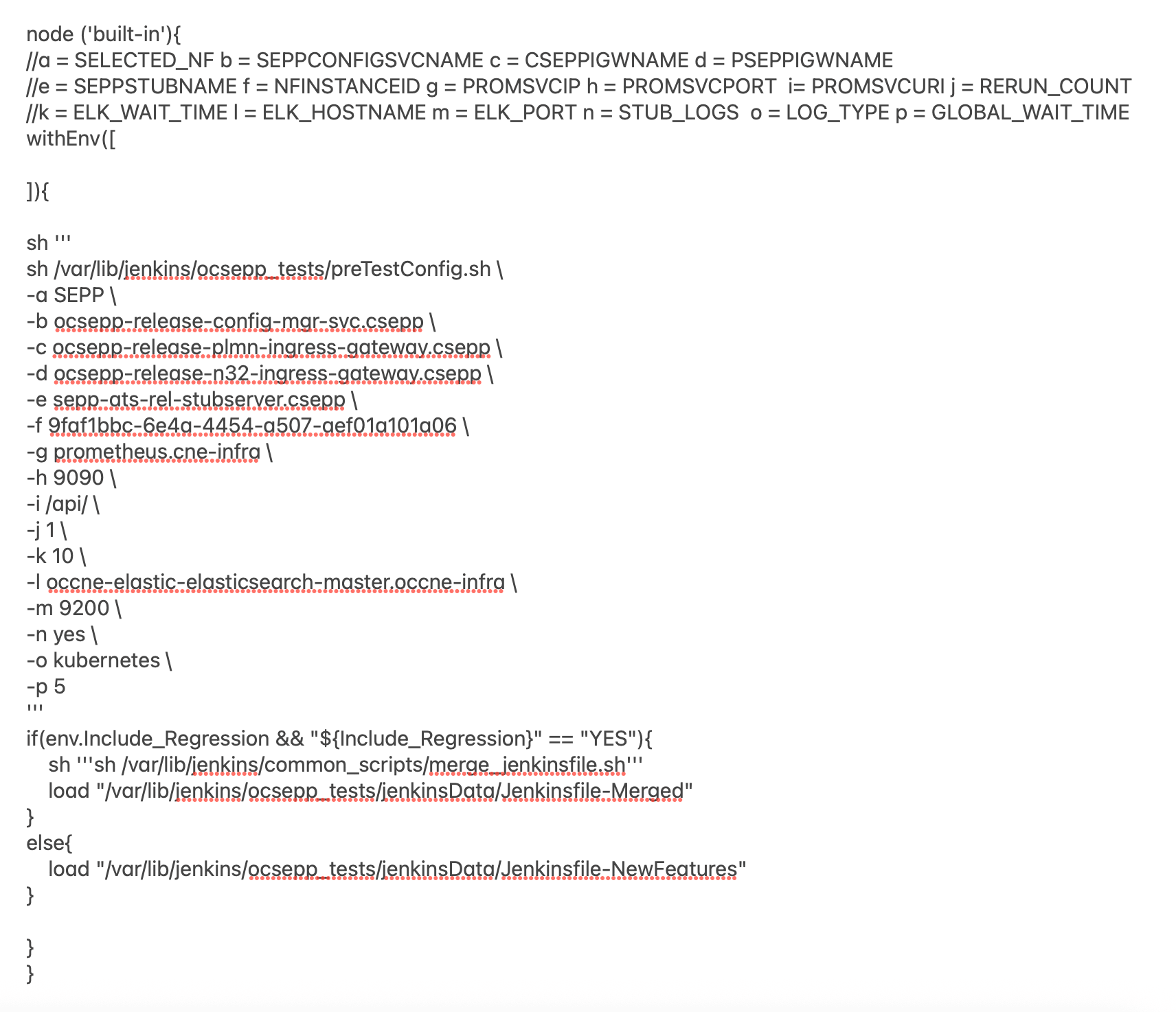 Pipeline script