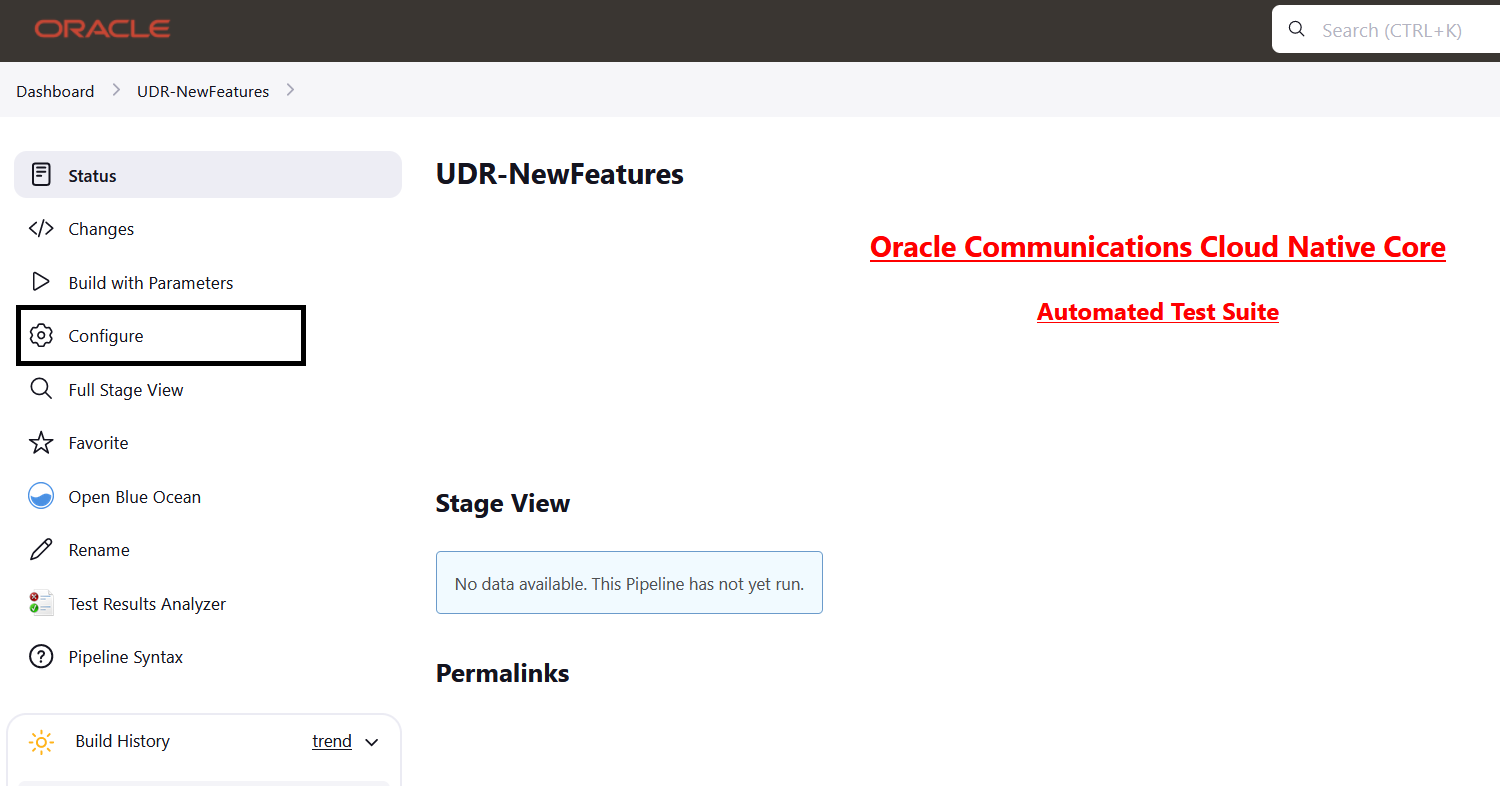 UDR NewFeatures Pipeline