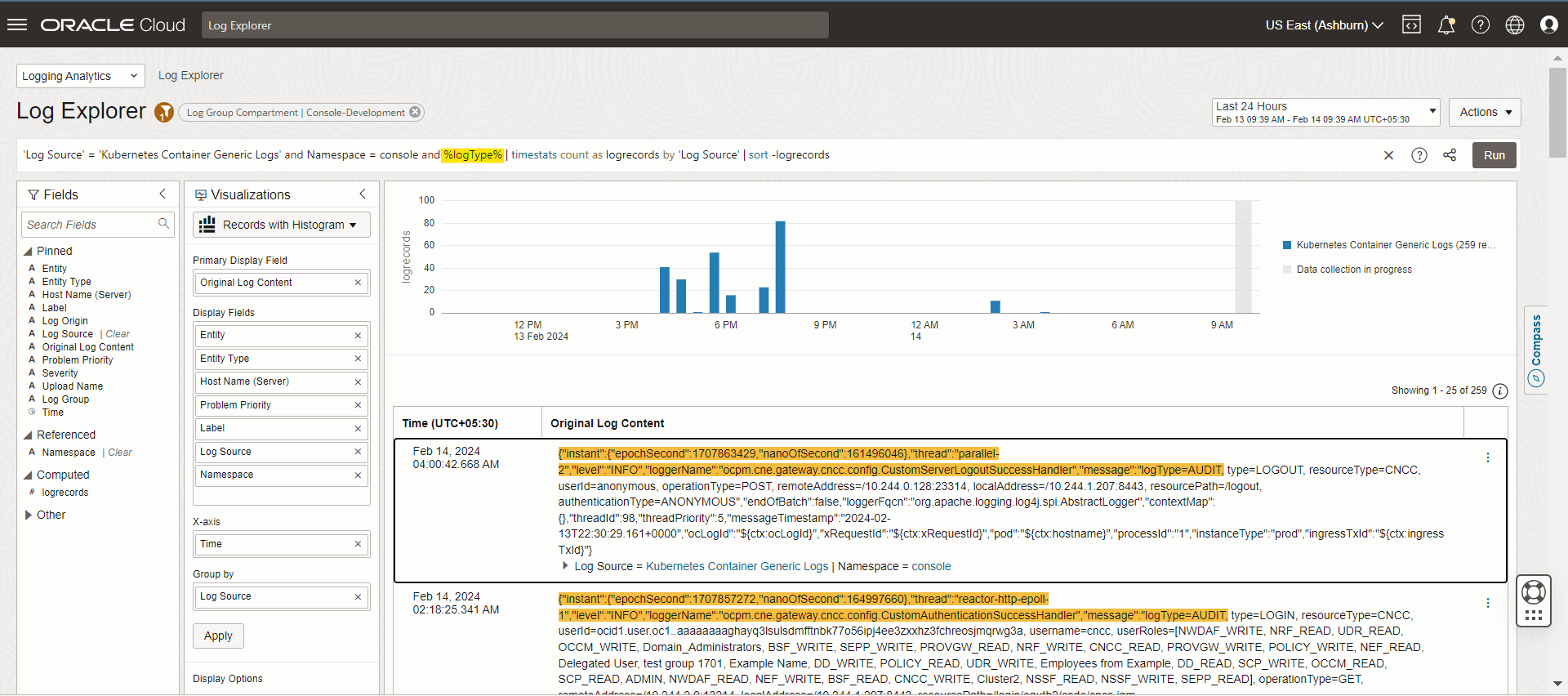 Regex Patterns for Filtering Logs
