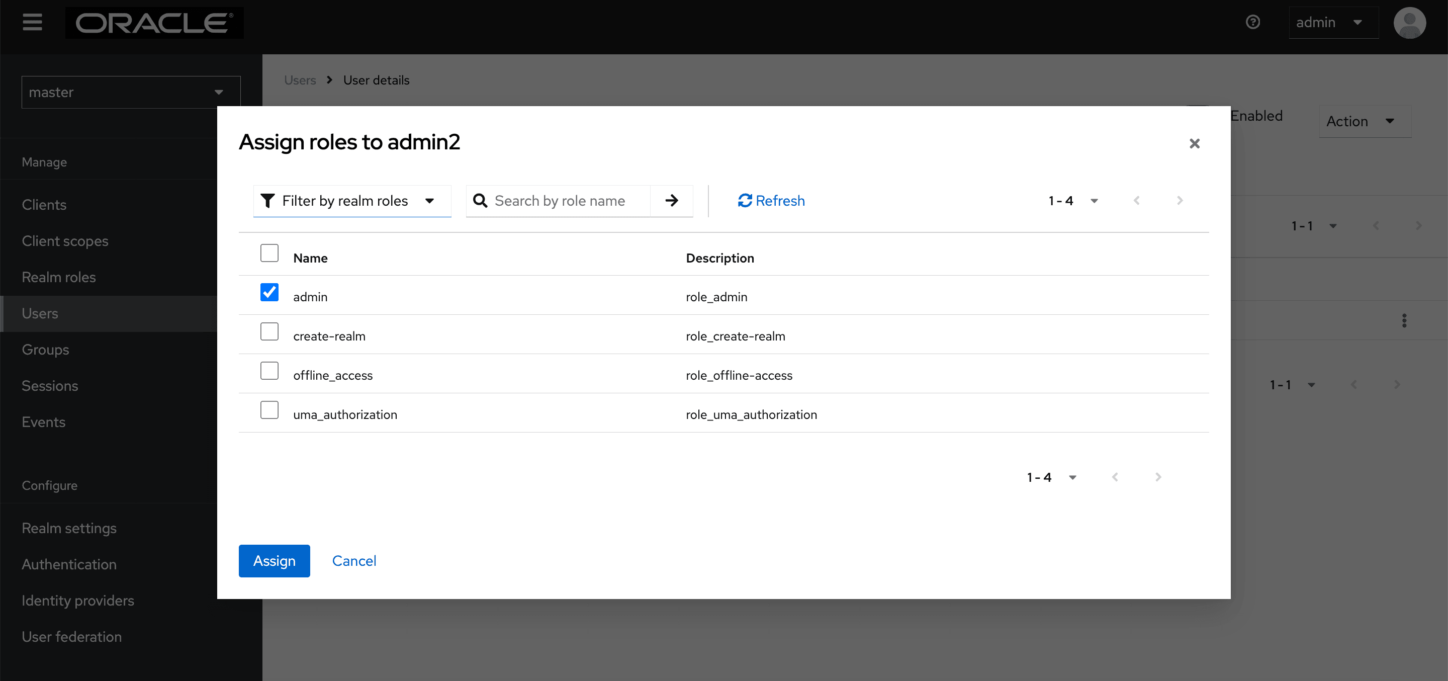 Assign Roles