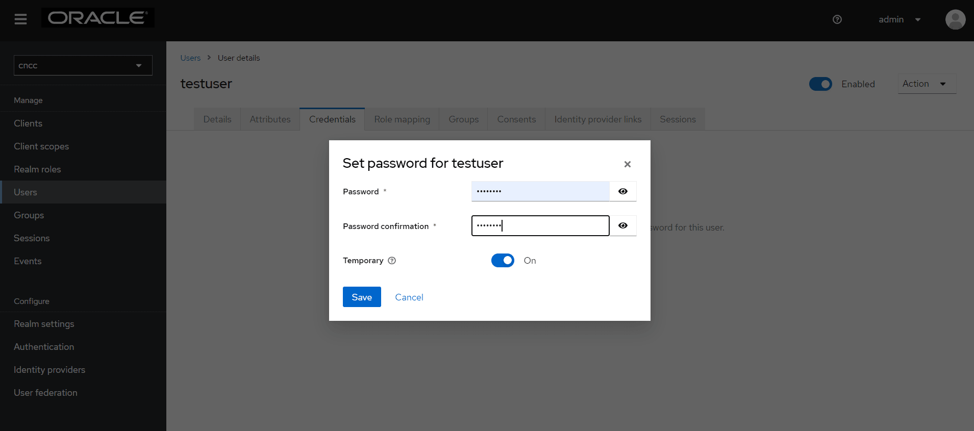 Set Password