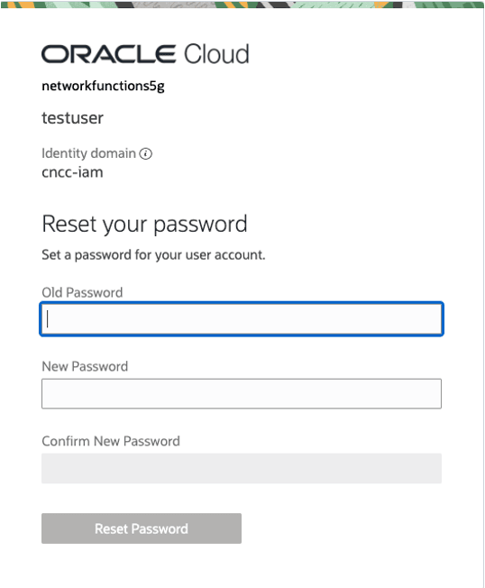 Reset Password