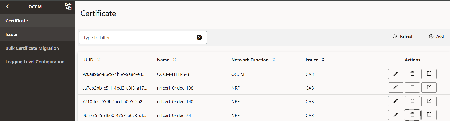 Certificate Certificate