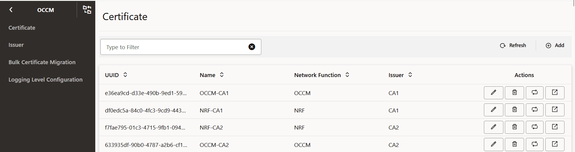 Recreate Certificate Recreate Certificate