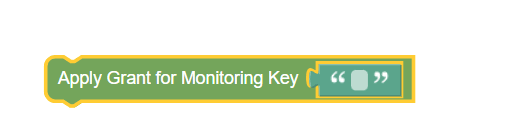 Apply Grant for Monitoring Key Apply Grant for Monitoring Key