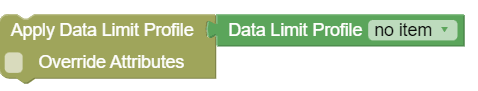 Apply Data Limit Profile Apply Data Limit Profile