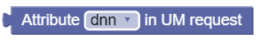 Attribute in UM Request