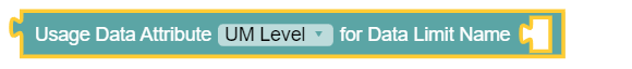 Usage Data Attribute Usage Data Attribute