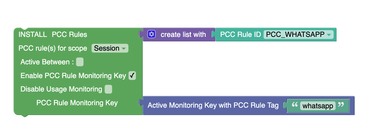 Active Monitoring Key with PCCRuleHint Active Monitoring Key with PCCRuleHint