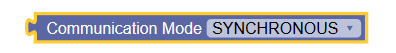 communication mode block communication mode block