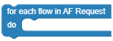 for each flow block for each flow block