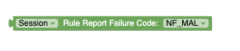 PCC/Session Rule Failure Code PCC/Session Rule Failure Code