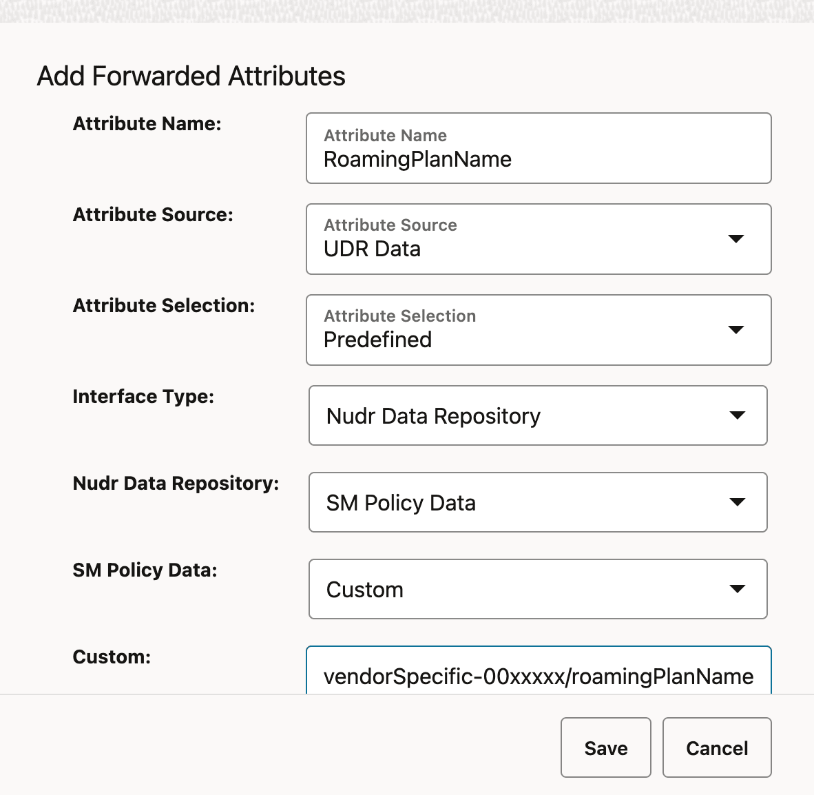 Forwarded Attributes for Home Monthly Plan with Roaming Passes