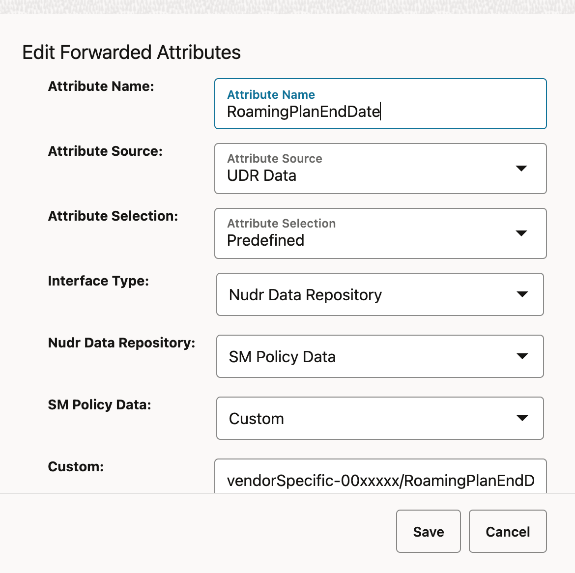Forwarded Attributes for Home Monthly Plan with Roaming Passes