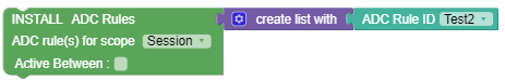 Install ADC rules with no time specified policy action Install ADC rules with no time specified policy action