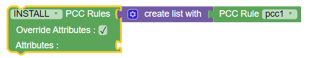 PCC Rules with Override Attributes Enabled PCC Rules with Override Attributes Enabled