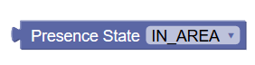 Condition block for Presence State Condition block for Presence State