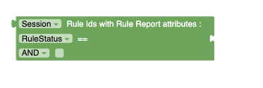 PCC/Session RuleIds from rulereport PCC/Session RuleIds from rulereport