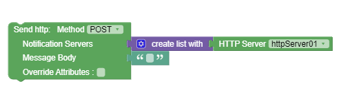 Send HTTP Notification Send HTTP Notification