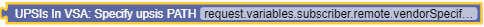 UPSI's attribute path in VSA - Example
