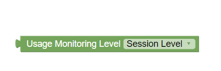 Usage Monitoring Level Usage Monitoring Level